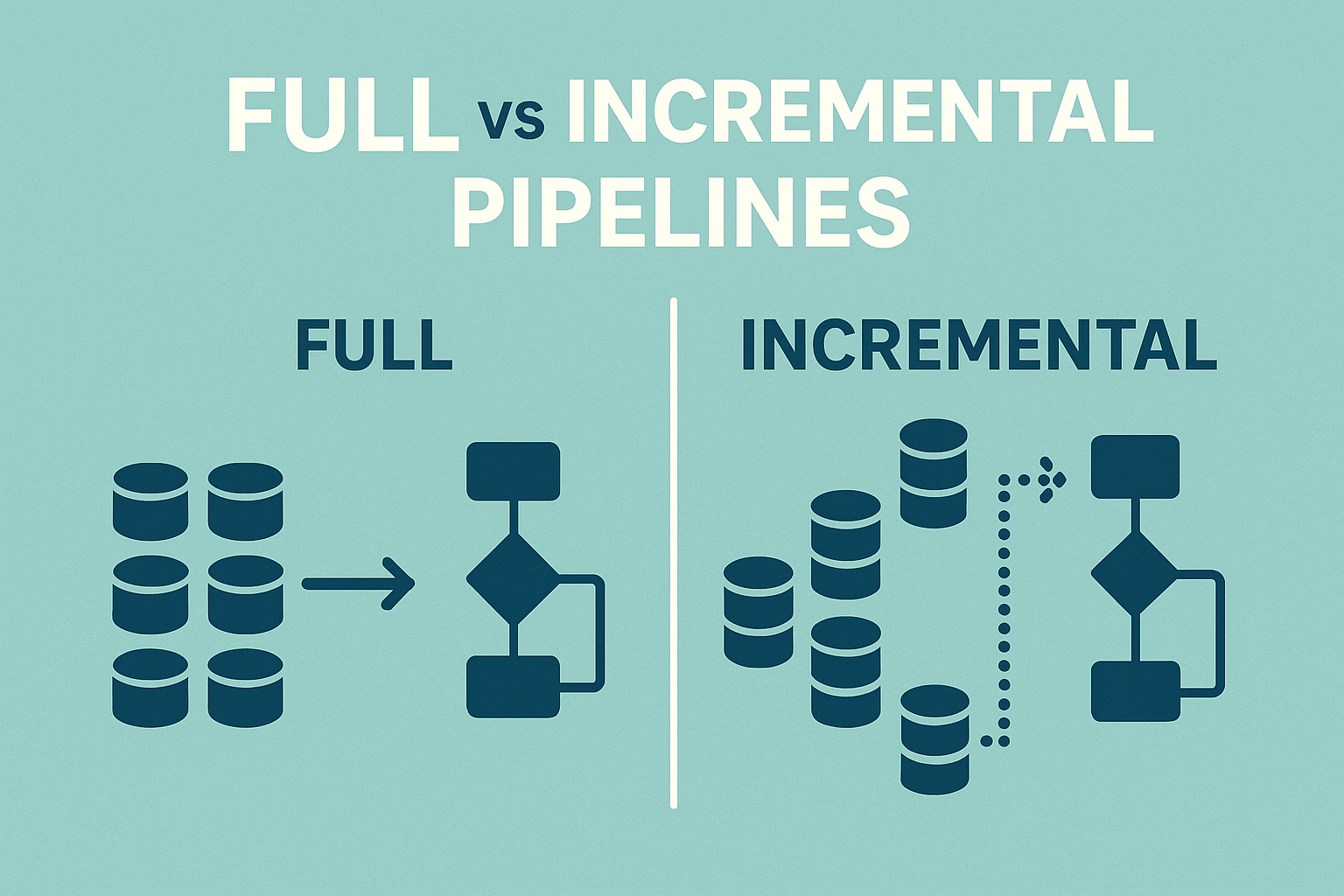Incremental vs Full Load Diagram
